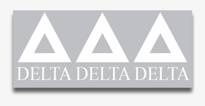 White Decal - Triangle, transparent png #2433339