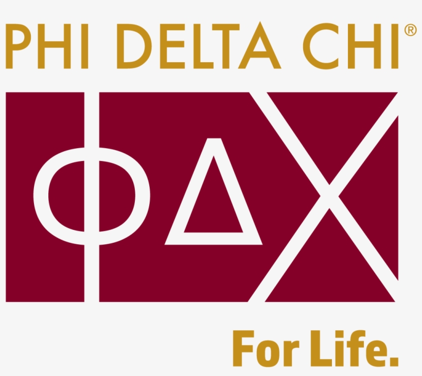 Phideltachi Logo Burgundy Tagline Ra - Phi Delta Chi Letter, transparent png #2433491