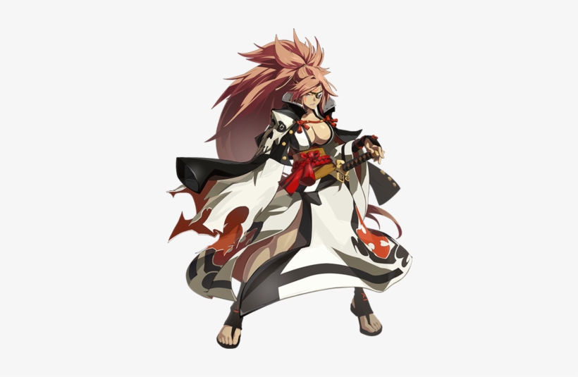 Ggxrdr2 Baiken Portrait - Guilty Gear Rev 2, transparent png #2434023