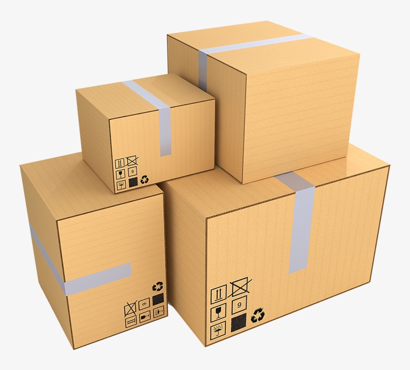 Shipping Box Png Banner Transparent Download - Shipping Boxes Png, transparent png #2434212