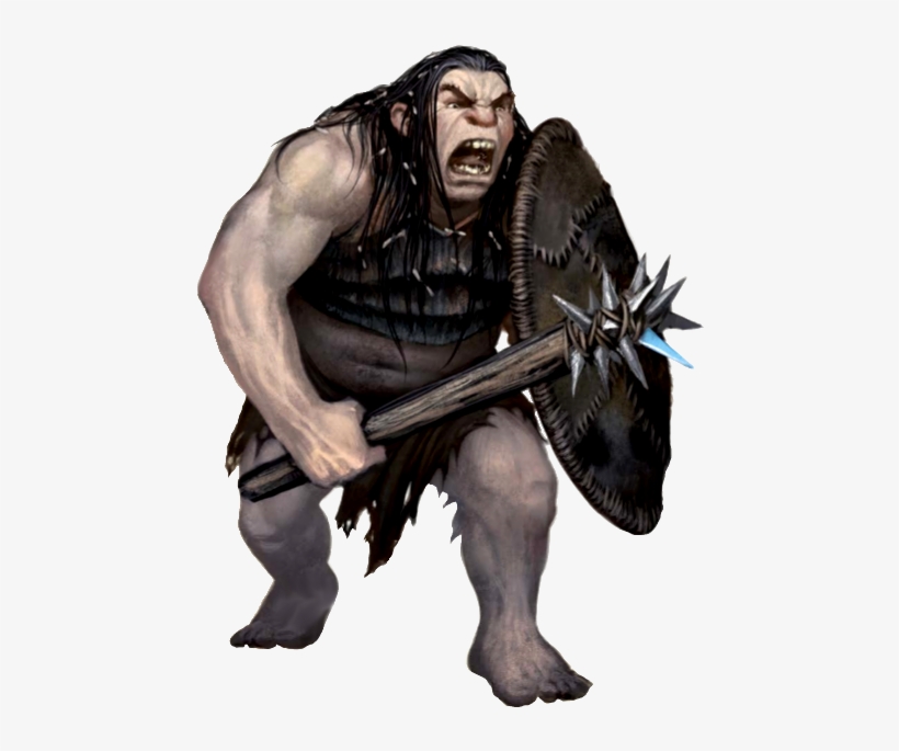 Giant Creatures Transparent Png - Giant With Club, transparent png #2434680