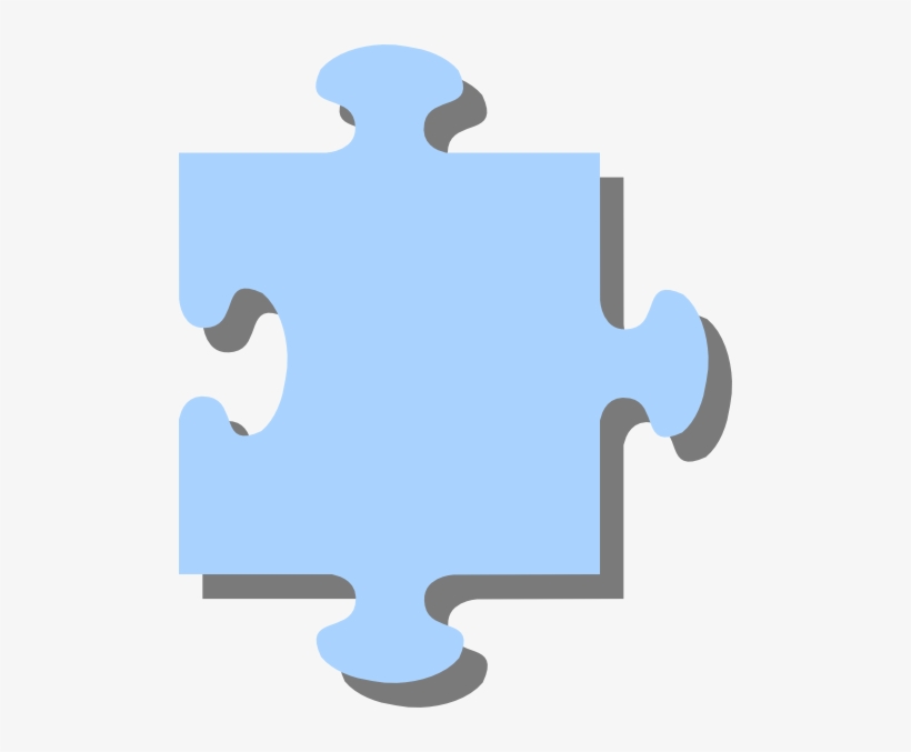 How To Set Use Light Blue Jigsaw Svg Vector, transparent png #2434798