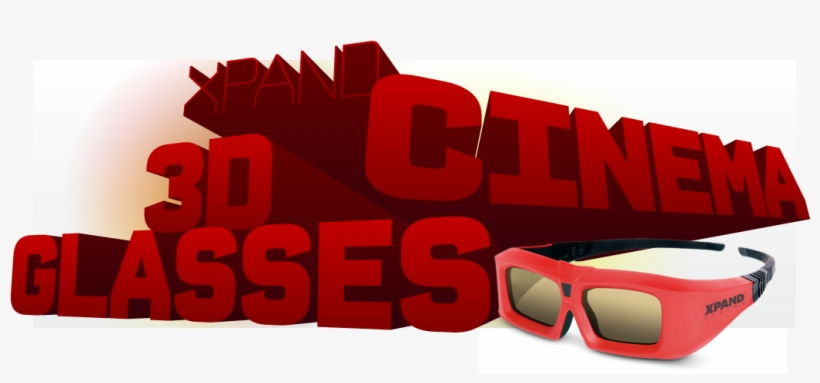 Cinema 3d Glasses - 3 D Glasses, transparent png #2434874