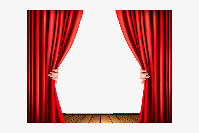 Curtain Clipart Movie Theater Candy - Stage Curtains No Background, transparent png #2435102