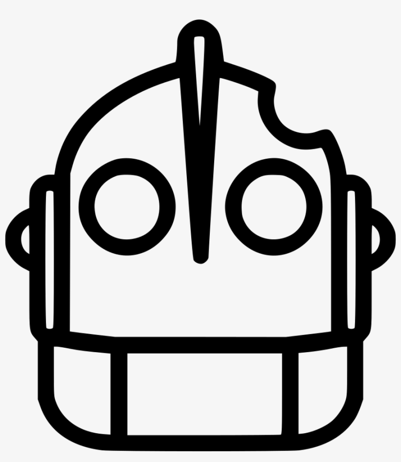 Iron Giant Comments - Iron Giant Black And White, transparent png #2435172