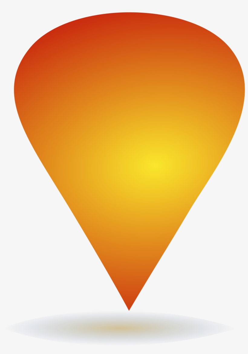 This Free Icons Png Design Of Marker Orange, transparent png #2435221