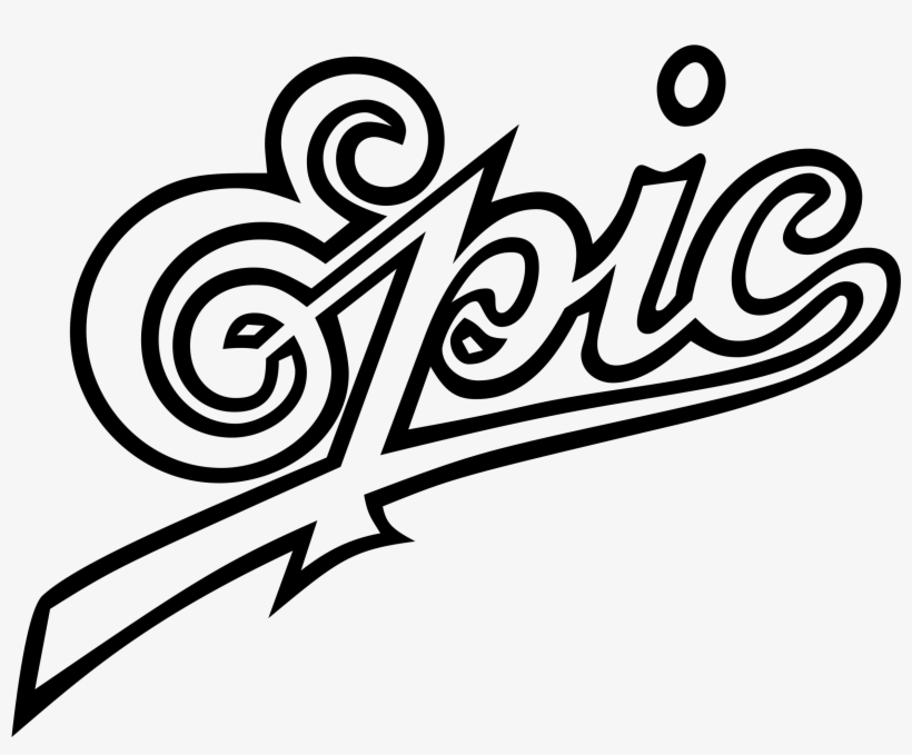 Epic Logo Png Transparent - Epic Records Logo Png, transparent png #2435222