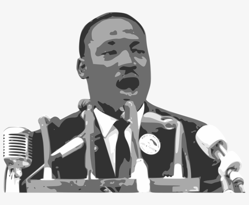 Martin Luther King Jr Png - Print: Martin Luther King Delivers His Famous 'i Have, transparent png #2435298