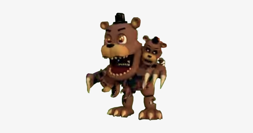 Nightmare Freddy - Fnaf World All Nightmare Animatronics, transparent png #2435331