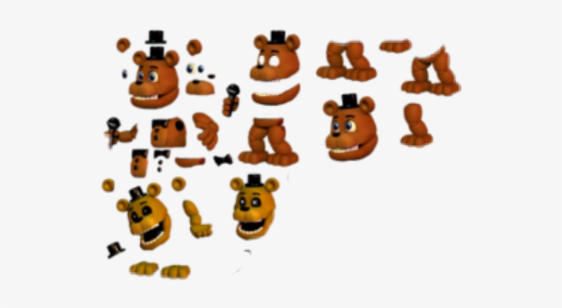 Fnaf World Withered Chica Png