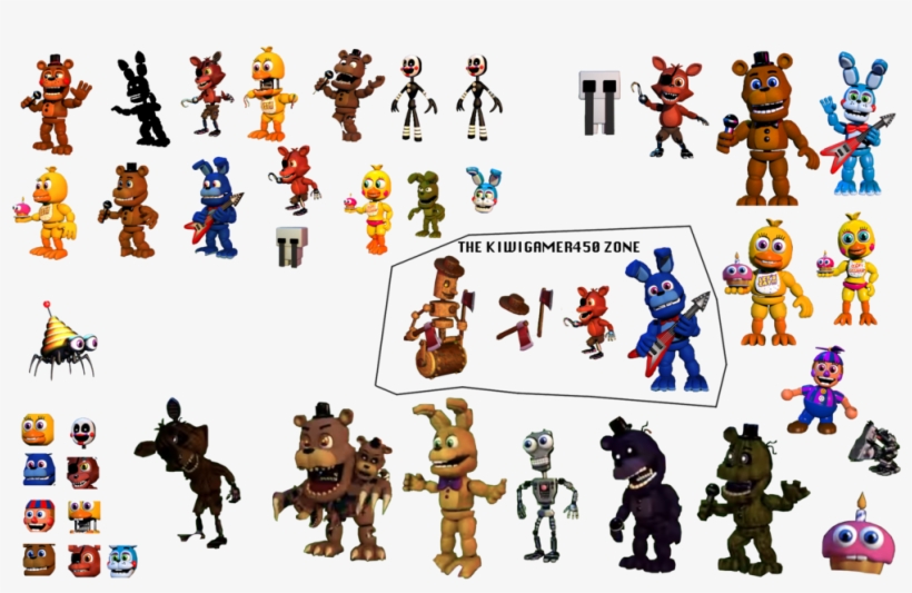 More Like [christmas Box Grand Finale] Fnaf World - Fnaf World Animatronic Parts, transparent png #2435414
