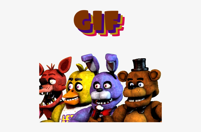 Fnaf World Original Four Idles By Https - Five Nights At Freddy's, transparent png #2435713