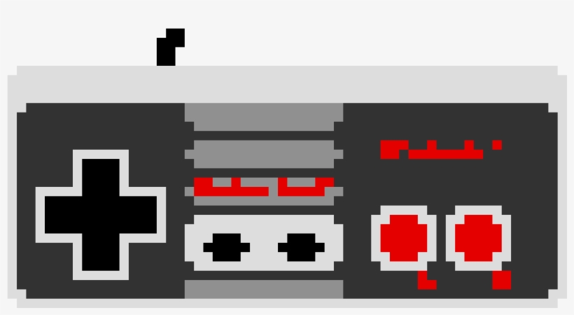 Nes Controller Pixel Art, transparent png #2435939