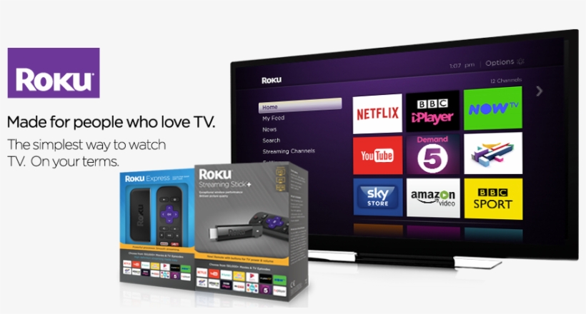 Shs - Roku-express - Roku Streaming Stick - 1080p - Wi-fi - Purple, transparent png #2436257