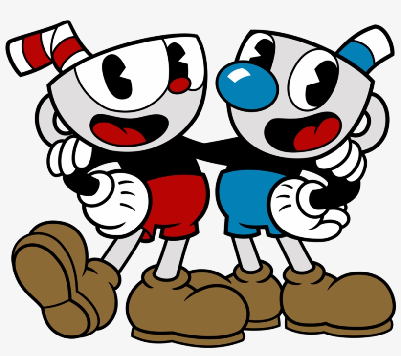 Cuphead And Mugmam Vector By Greenmachine987-dbyiv5p - Draw Cuphead And Mugman, transparent png #2436343