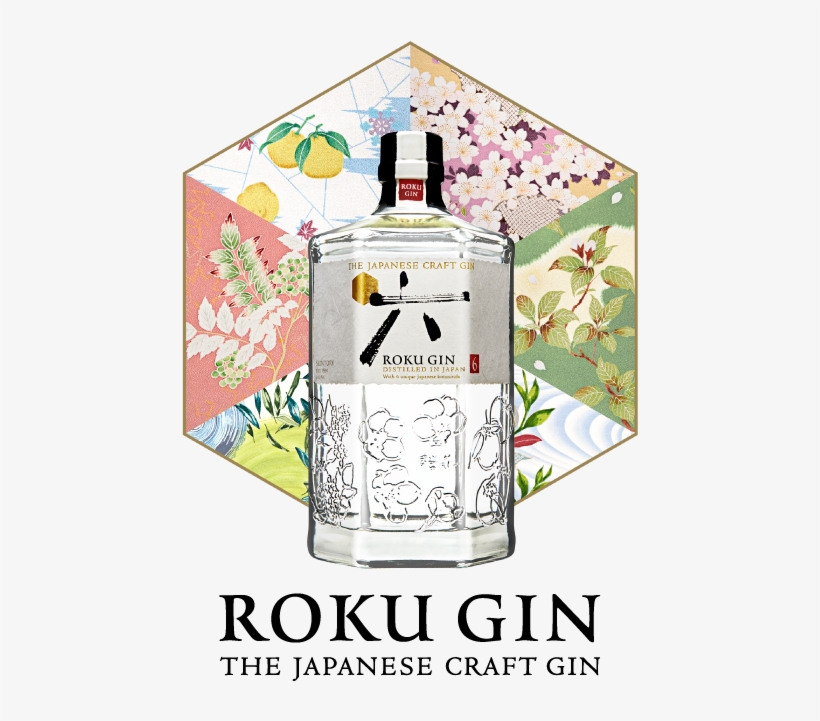 Roku Gin The Japanese Craft Gin - Roku Gin, transparent png #2436477