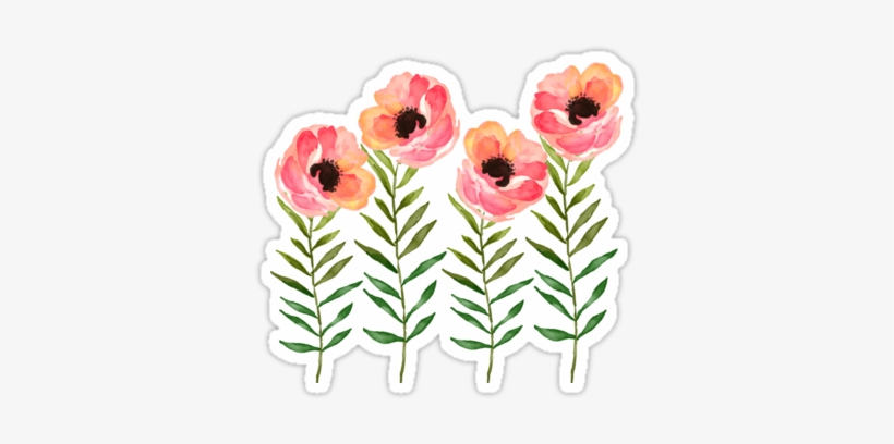 Watercolor Flower Png Watercolor Flower - Pink Dot Floral: Headband, Hat, Newborn Hat, Baby Hat,, transparent png #2436577