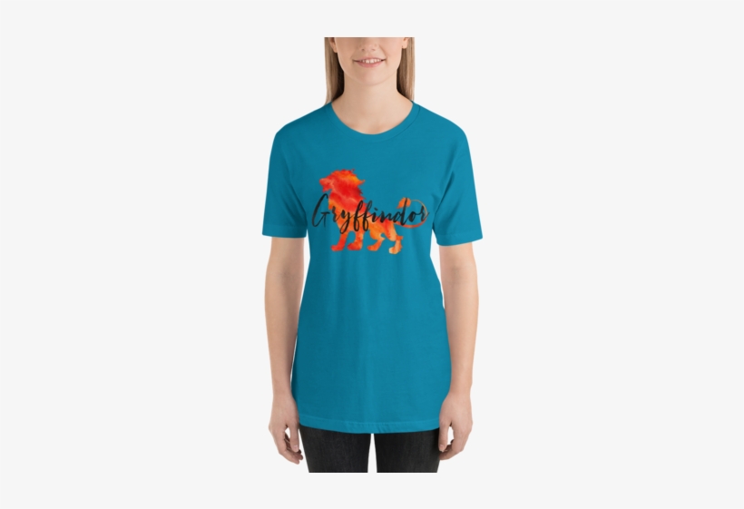 Gryffindor Hogwarts House Pride Unisex Short Sleeved - Shirt, transparent png #2436602