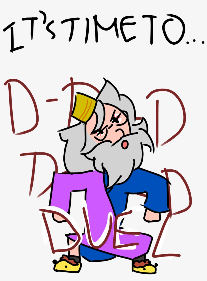 Dumbledore At The Beginning Of The New Dueling Club - Cartoon, transparent png #2436643