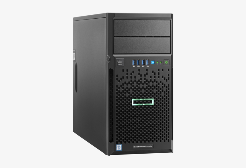 Hpe Proliant Ml30 Gen9 Server Right Facing - Hp Proliant Ml30 Gen9, transparent png #2436911