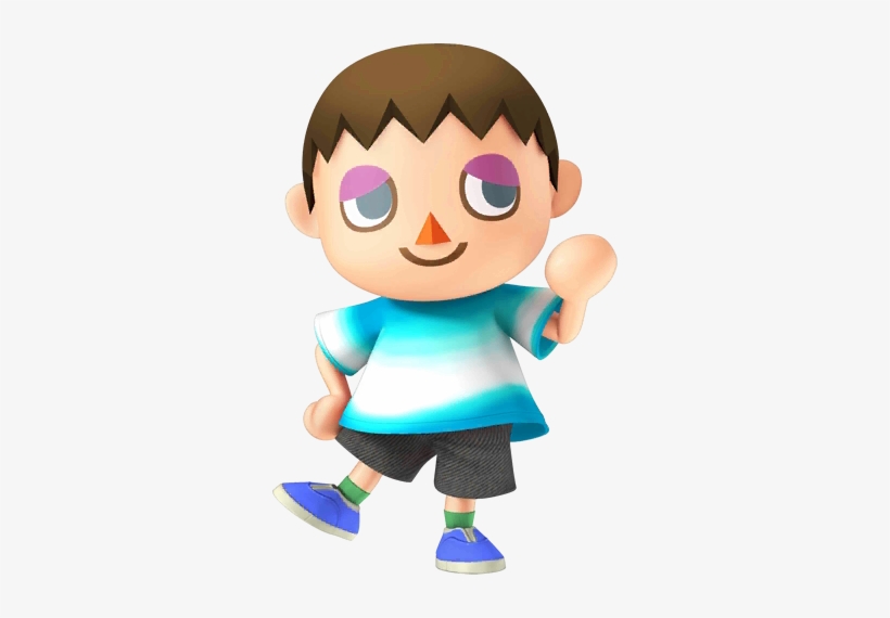 Super Smash Bros - Animal Crossing Villager Boy, transparent png #2437169