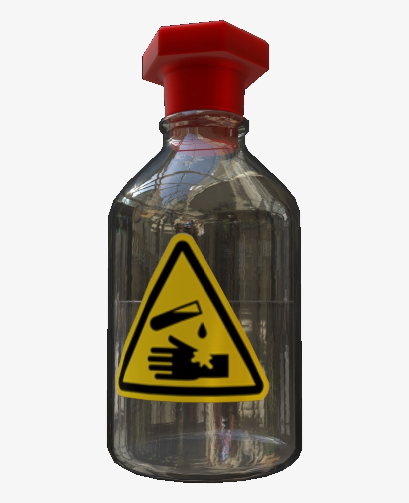 Hydrochloric Acid Sketchfab - Simbol Simbol Keselamatan Kerja, transparent png #2437239