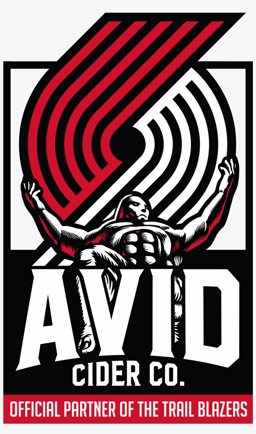 Avidcider Logo1 - Portland Trail Blazers Logo 2018, transparent png #2437453