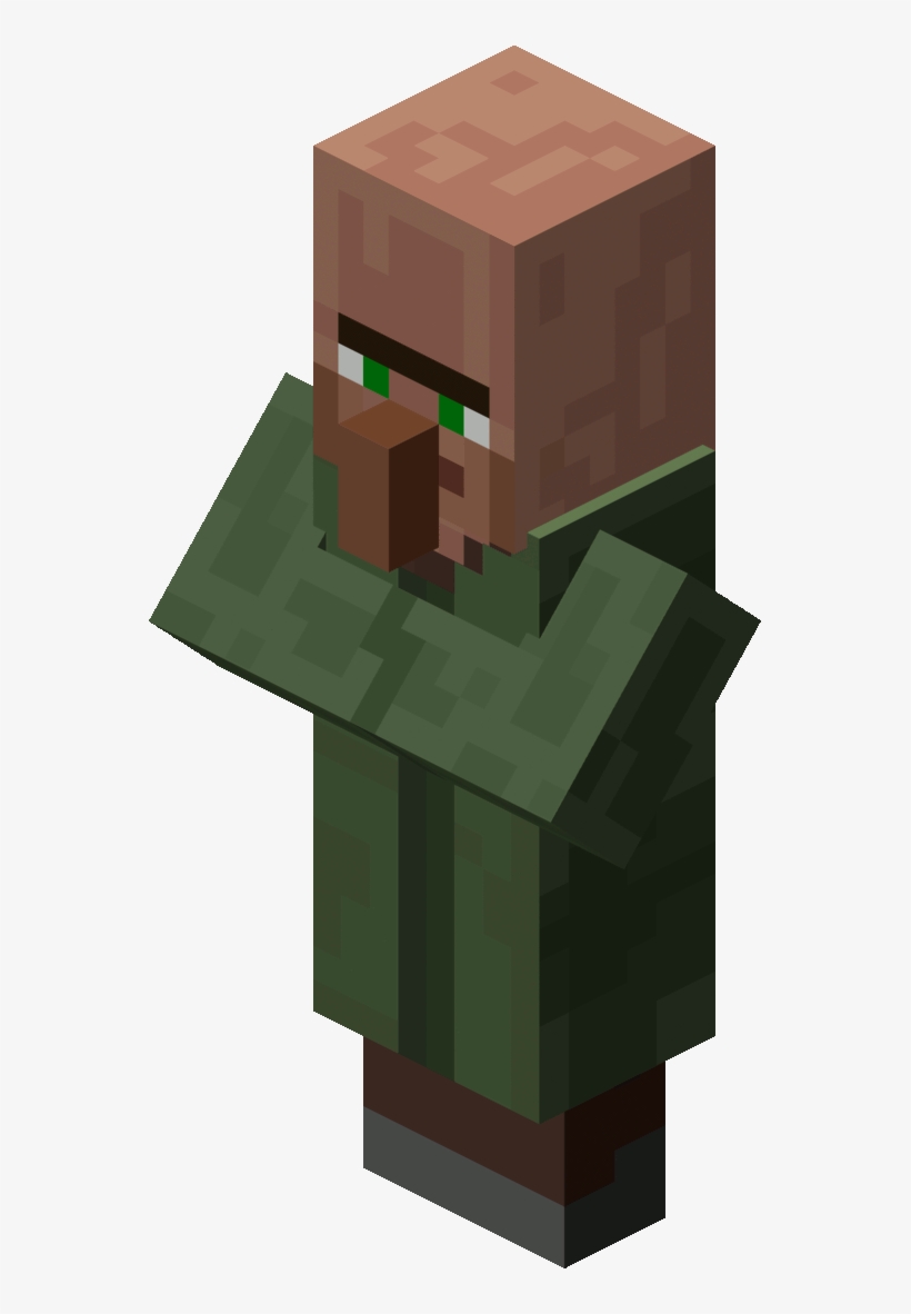 原始檔案 - Minecraft Villager, transparent png #2437620