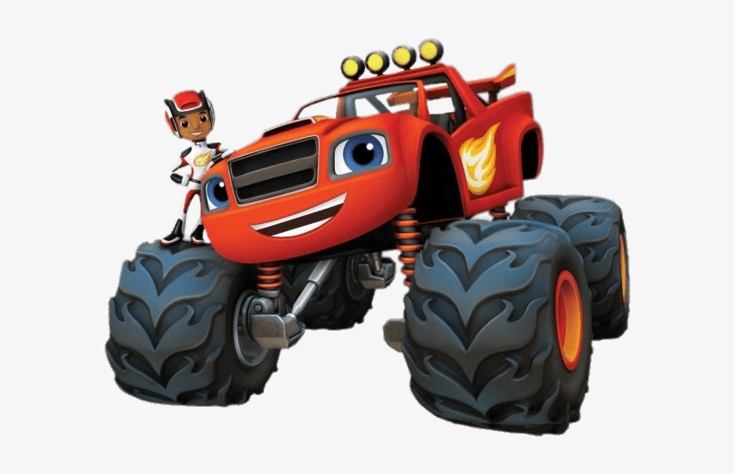 Aj On Blaze - Blaze And The Monster Machines Clipart, transparent png #2437643