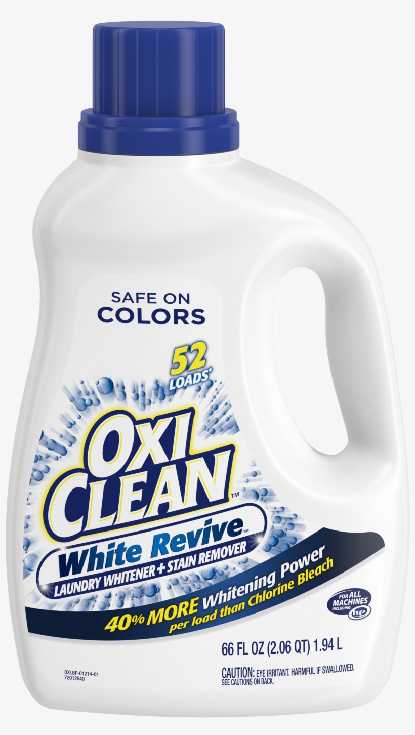 Oxiclean White Revive Liquid Laundry Whitener Stain - Whiter Whites Oxy Clean, transparent png #2437951