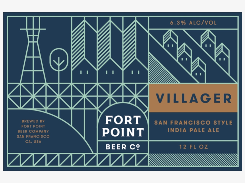 Fort Point Beer Company - Fort Point Beer Co. Villager Ipa, transparent png #2437952