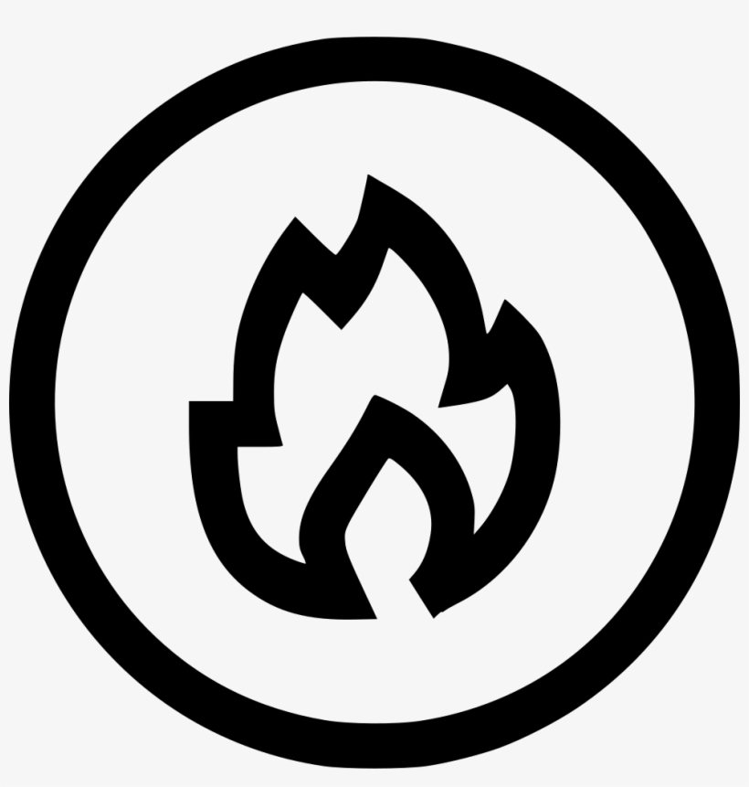 Fire Heat Blaze Bonfire Combustion Comments - Combustion Symbol Png, transparent png #2438015