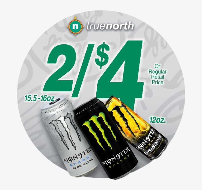 Monster Can - Monster Energy Monster Ultra Energy Drink Bundle -, transparent png #2438575
