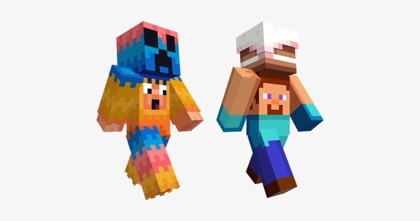 Cosplayers, Cake And Dinner Dress - Minecraft Minecon Earth Skin Pack, transparent png #2439275