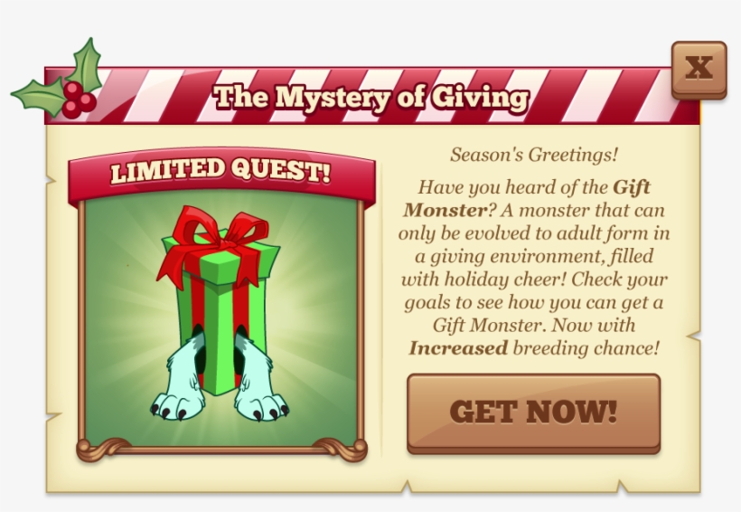 Tiny Monsters Gift Monster Teen Evolution - Full Form Of Gift, transparent png #2439341