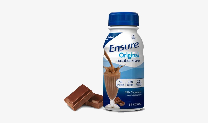 Ensure Original Nutrition Shake - Ensure Milk Chocolate, transparent png #2439652