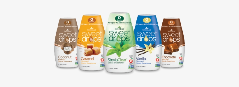 Coconut, And Steviaclear®, Sweet Drops Add Both Flavor - Sweetleaf - Sweet Drops Natural Stevia Sweetener Steviaclear, transparent png #2439979