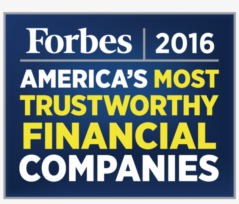 2 Aug - 2015 Forbes Most Trusted Financial Companies, transparent png #2440055