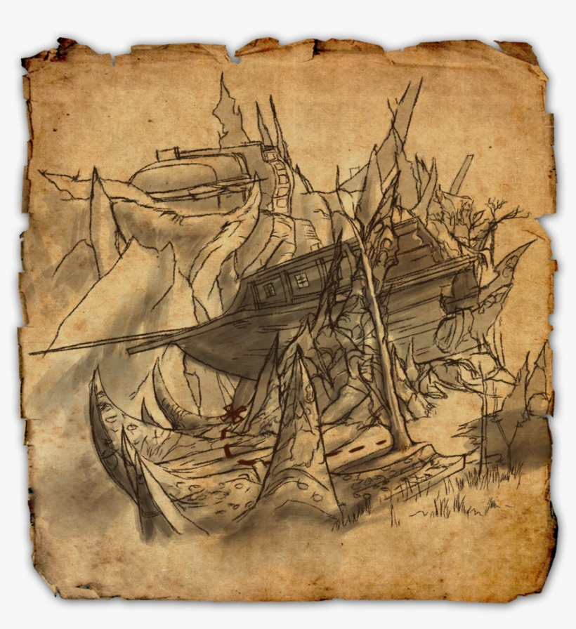 Coldharbour Ce Treasure Map - Elder Scrolls Online Treasure Maps, transparent png #2440057