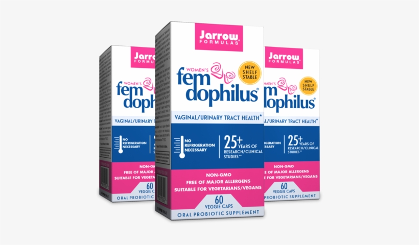 Fem-dophilus® Shelf Stable, 1 Billion Per Veggie Cap, - Jarrow Formulas Women's Fem Dophilus - 30 Vegetarian, transparent png #2440181