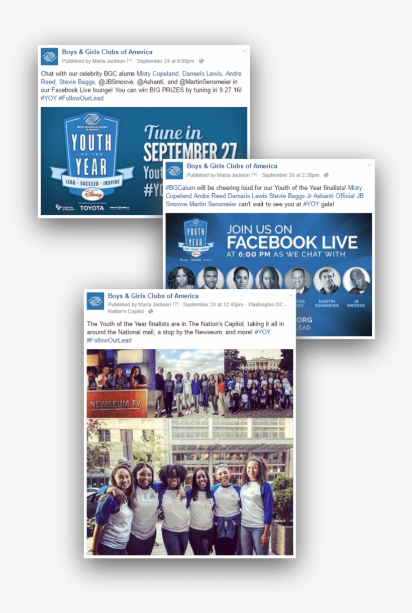 Boys & Girls Club Of America Youth Of The Year Social - Marketing, transparent png #2440297