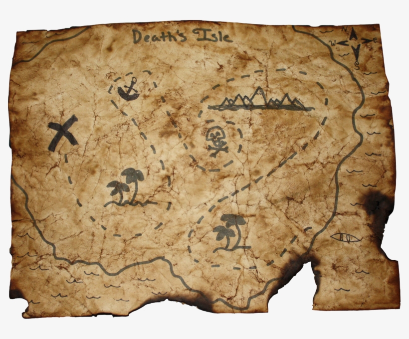 Treasure Map - Pirate Treasure Map Png, transparent png #2440417