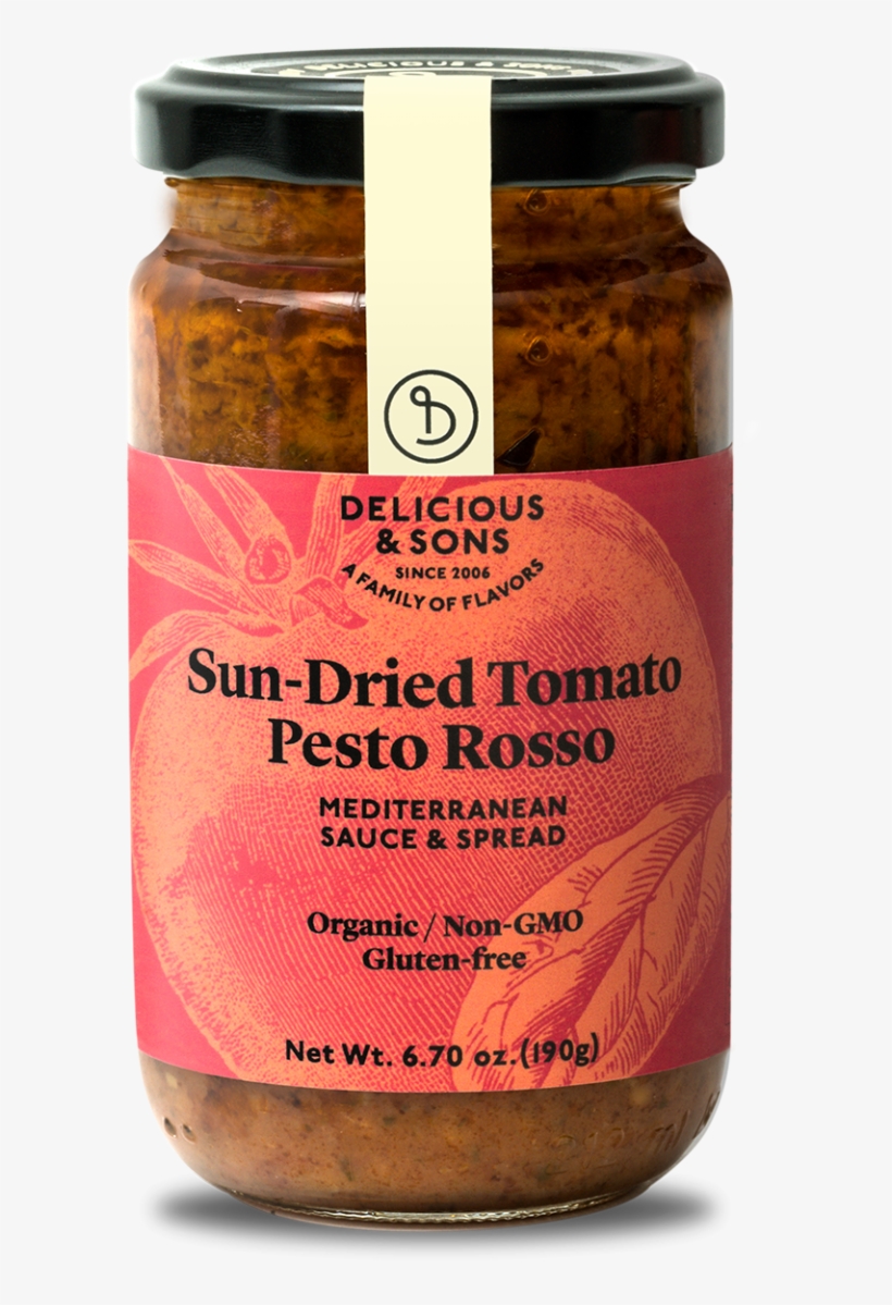 Organic Sun-dried Tomato Pesto Rosso, transparent png #2440419