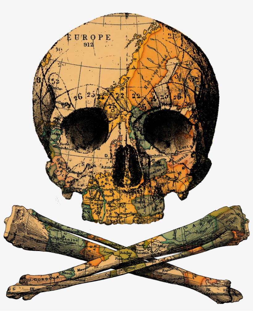 Treasure Map - Treasure Map Skin Sony Playstation 4 Slim, transparent png #2440825