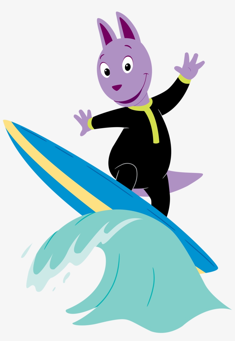 The Backyardigans Beach Bonanza Austin Surfing - Backyardigans Beach Bonanza, transparent png #2441087