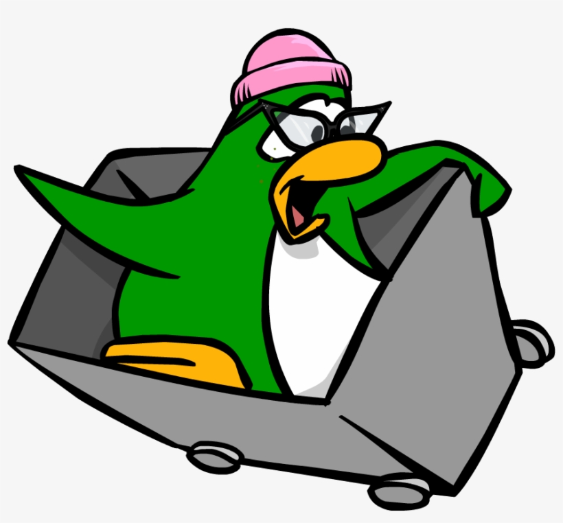 Aunt Arctic Cart Surfing - Surf Club Penguin, transparent png #2441140