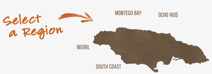 View Tours - Jamaica Map Silhouette, transparent png #2441400