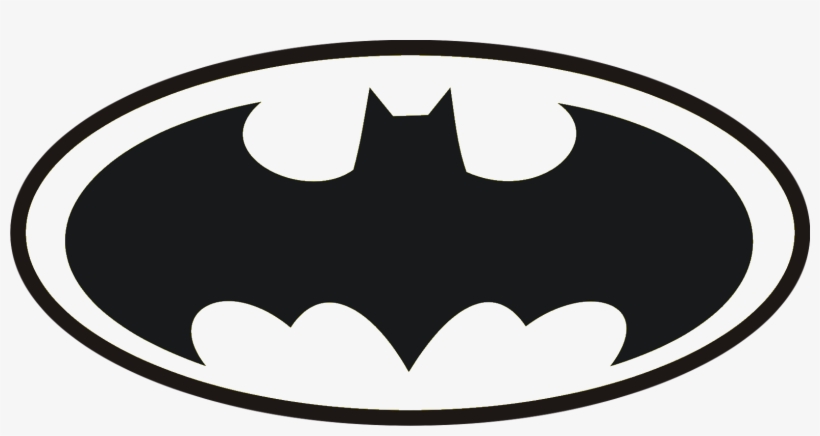 Batman Logo Png Black Transparent Background Hd Print - Batman Symbol Dark Night, transparent png #2442023