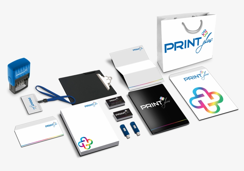Printplus Identity-mockup - Corporate Identity Mockup Png, transparent png #2442108