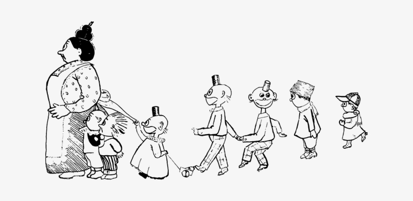 Here You Can Check Out The Best Birthday Wishes For - Victorian Illustration Black And White People, transparent png #2442590